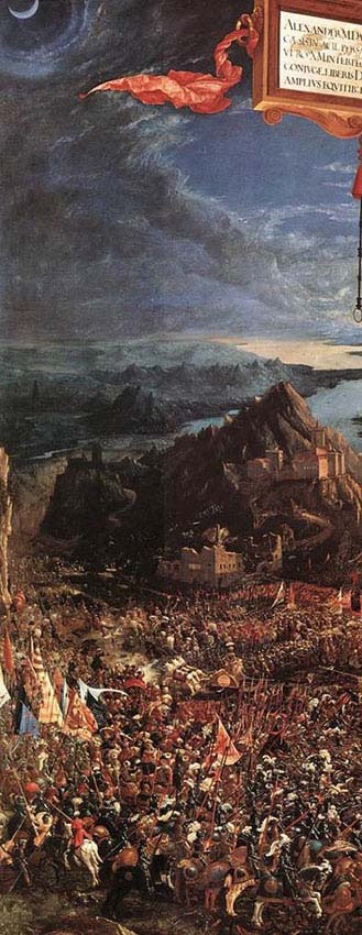 The Battle of Alexander Left side